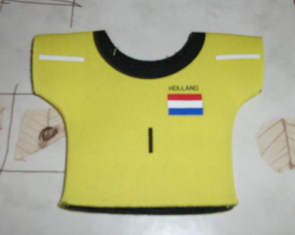 Gele blikjeskoelhouder - holland 1, Ophalen of Verzenden, Nieuw, Frisdrank, Overige merken