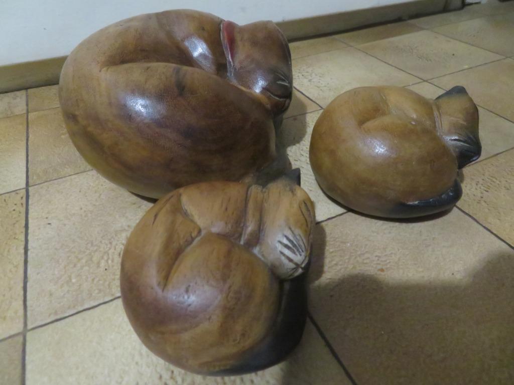 Houten poezen, Ophalen, Nieuw, Dier