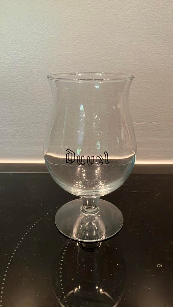 Duvel glas oud logo, Verzamelen, Ophalen of Verzenden, Nieuw, Duvel