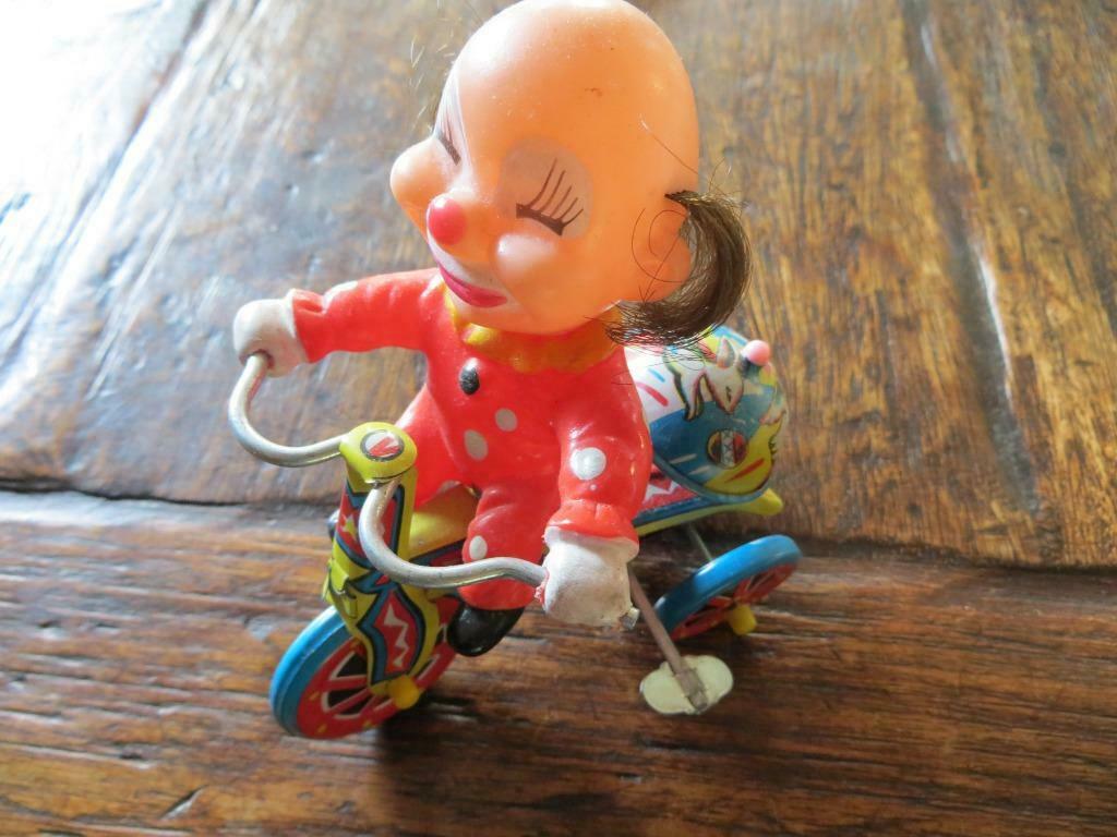 Leuk clowntje op driewieler, Verzamelen, Ophalen of Verzenden, Gebruikt