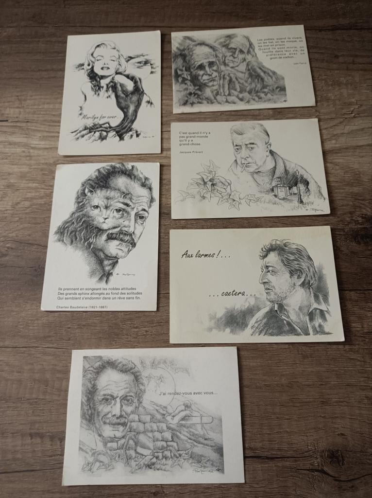 Cartes postales florilège, Collections, Enlèvement ou Envoi