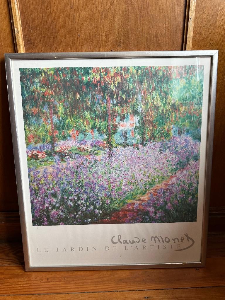 reproductie Jardin de l'artiste - ingekaderd - Claude Monet, Huis en Inrichting, Ophalen