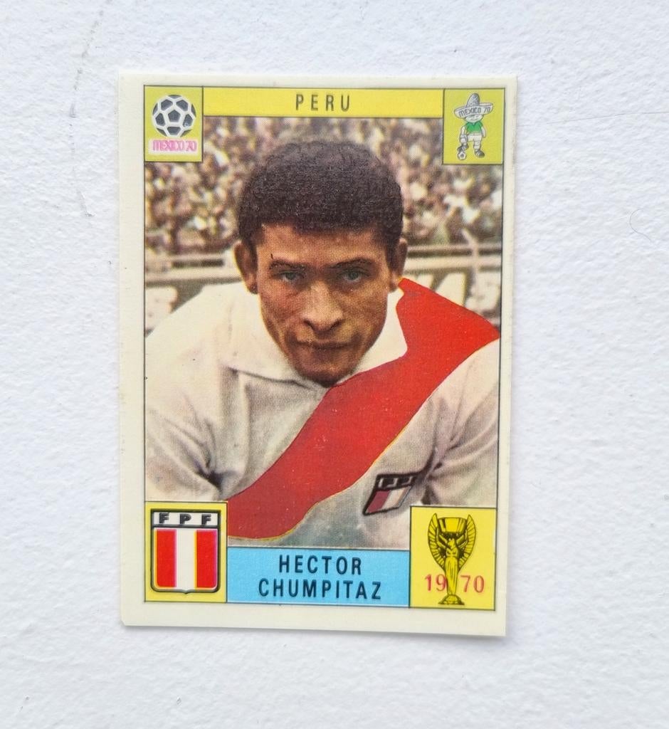 Panini Mexico 70: Peru - Hector Chumpitaz., Ophalen of Verzenden