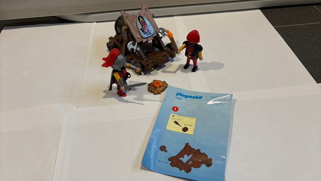 Playmobil drakenridders met aanvalskanon, Ophalen of Verzenden, Zo goed als nieuw