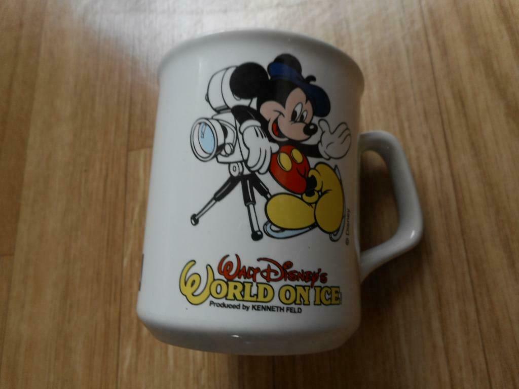 MICKEY MOUSE DRINKTAS(WORLD ON ICE) JAAR 1997, Ophalen of Verzenden, Mickey Mouse, Zo goed als nieuw, Overige typen