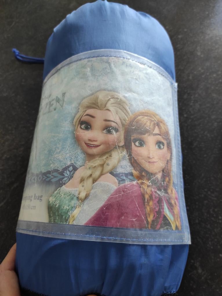 Slaapzak van Frozen, Caravans en Kamperen, Slaapzakken, Ophalen of Verzenden, Gebruikt