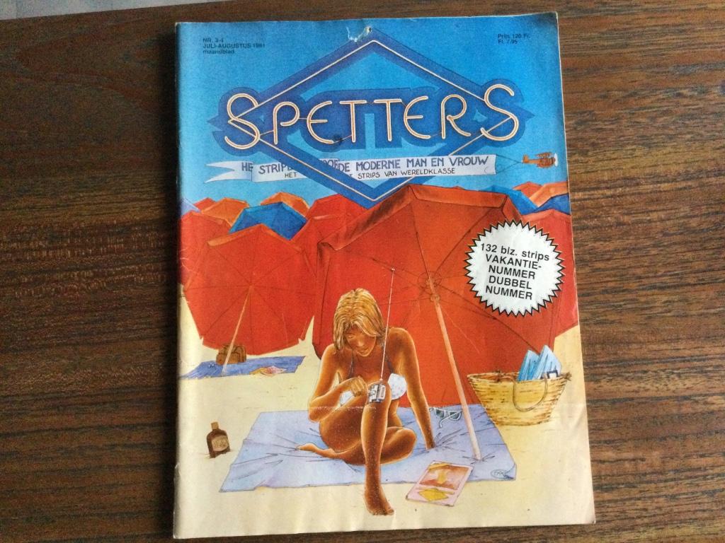 Spetters strip Jan Bucquoi vakantienummer 1981, Boeken, Eén stripboek, Ophalen of Verzenden, Gelezen