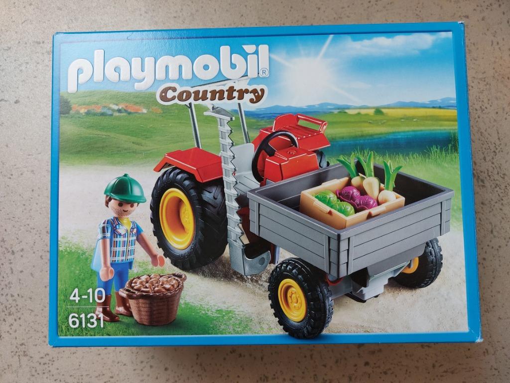 playmobil 6131 tractor met laadbak, Ophalen of Verzenden, Gebruikt