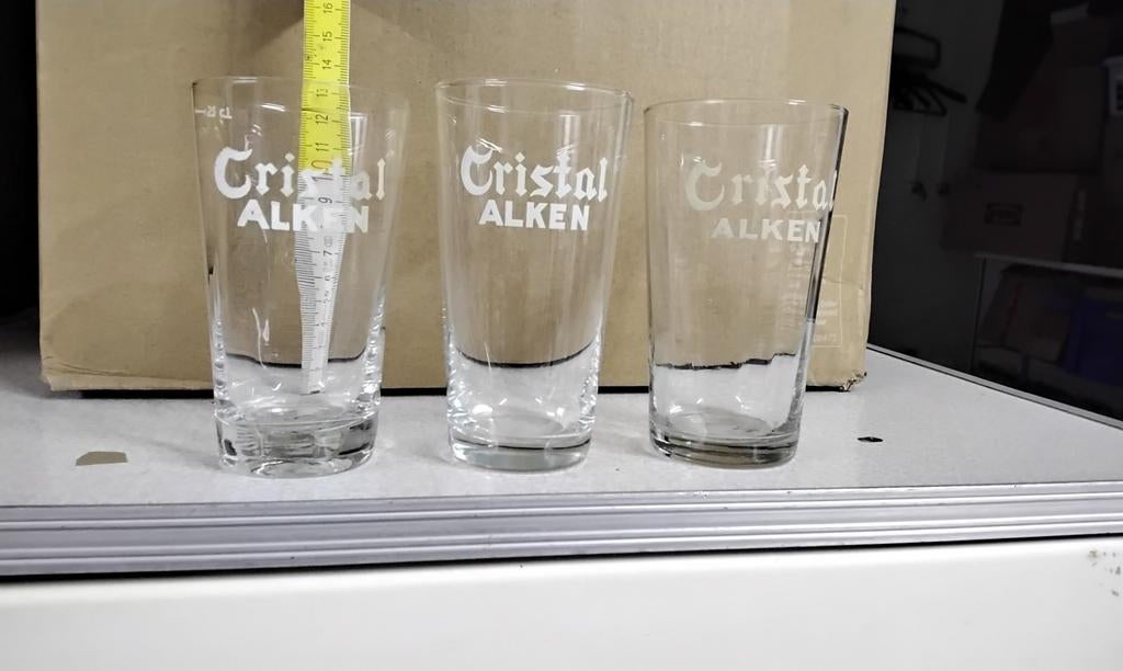 CRISTAL ALKEN glazen, Verzamelen, Glas en Drinkglazen, Ophalen of Verzenden, Zo goed als nieuw
