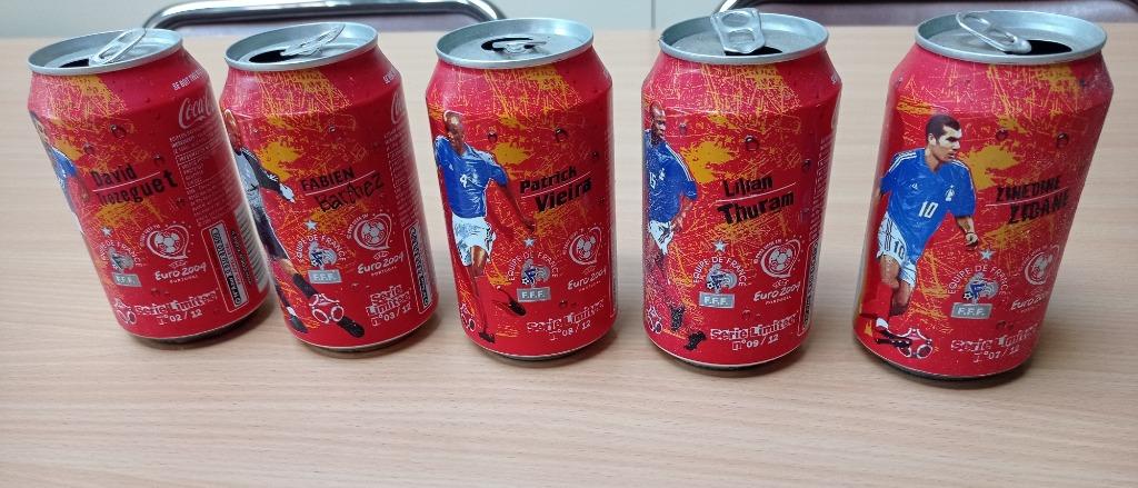 Canettes de football Coca Cola, Enlèvement ou Envoi