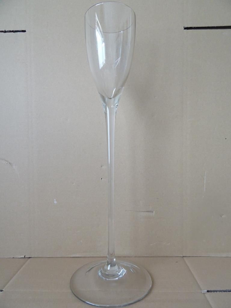 Design vase décoratif en cristal soufflé à la bouche 58cm, Enlèvement ou Envoi, Comme neuf, Autres couleurs, Autres matériaux