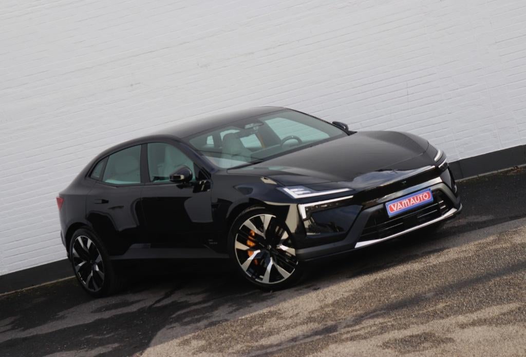 Polestar 4 Performance - Nappa Zinc/PanoElektrochroom/Towbar, Auto's, Polestar, Automaat, USB, Zwart, Leder