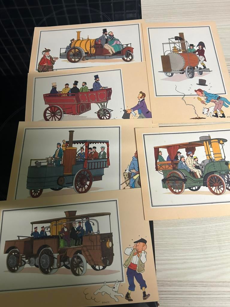 Tintin voir et savoir par Hergé Automobile album1 origine à, Enlèvement ou Envoi