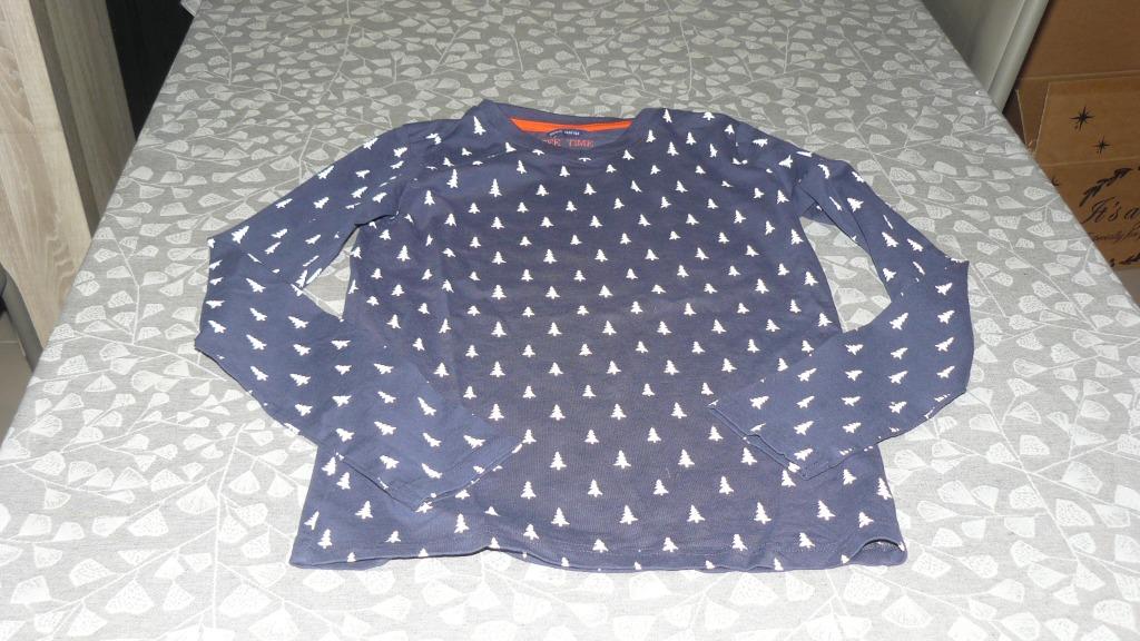 longsleeve kerst 146 hema, Kinderen en Baby's, Kinderkleding | Maat 146, Ophalen of Verzenden, Zo goed als nieuw, Shirt of Longsleeve