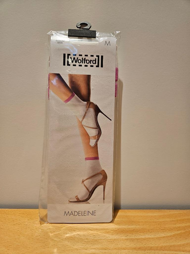 Wolford Madeleine sokjes - M, Kleding | Dames, Sokken en Kniesokken, Wit, Nieuw, Ophalen of Verzenden