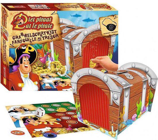 Jeu de société Piet Pirate avec coffre au trésor, Enlèvement ou Envoi, Utilisé