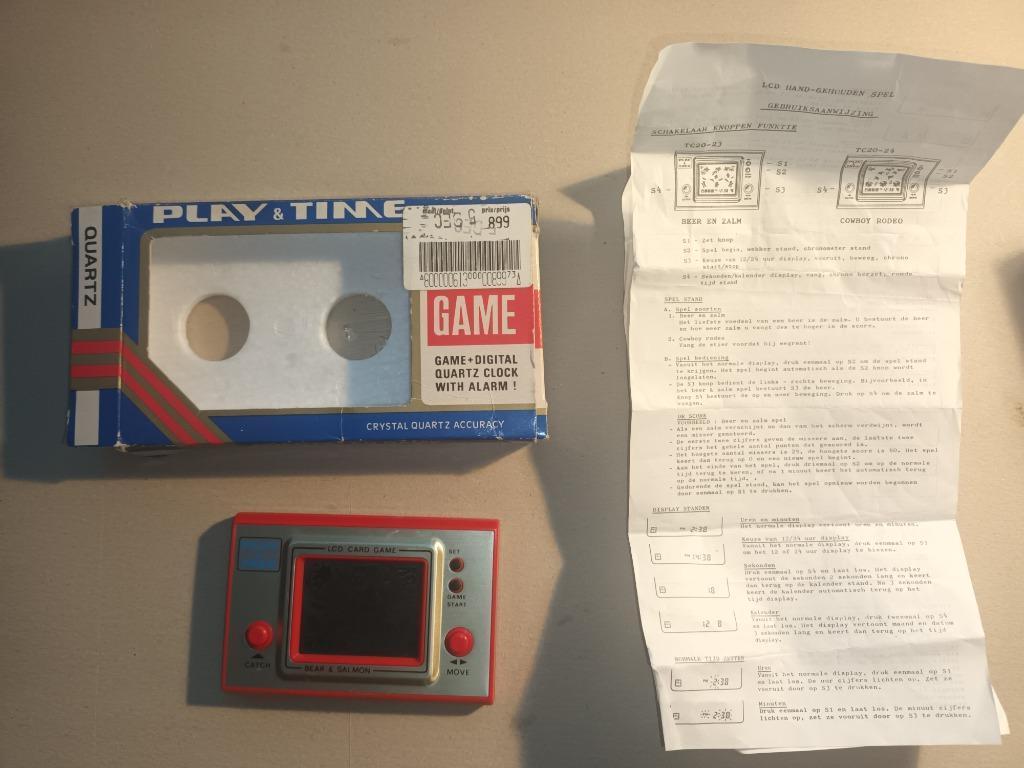 Play & Time Bear & Salmon retro game, Consoles de jeu & Jeux vidéo, Jeux | Autre, 1 joueur, Autres genres, Ne fonctionne pas, Un ordinateur