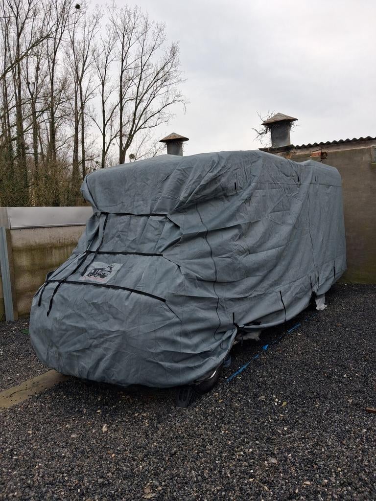 Afdekhoes voor mobilhome, Ophalen