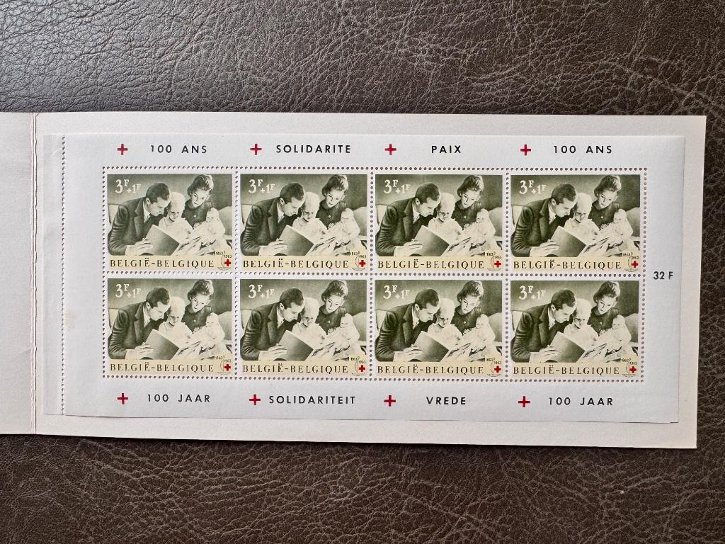 carnet de timbres du centenaire de la croix rouge, Sans timbre, Neuf, Enlèvement ou Envoi, Non oblitéré
