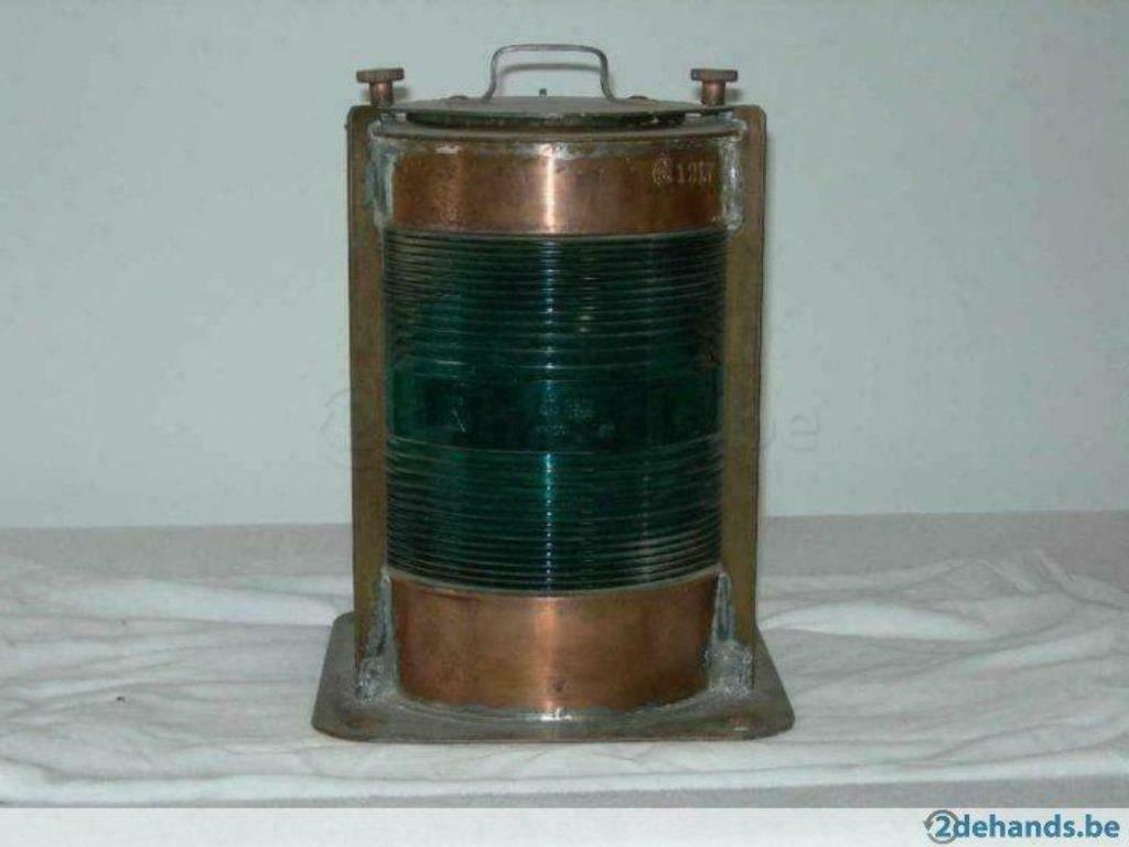 oude scheepslamp, Ophalen of Verzenden