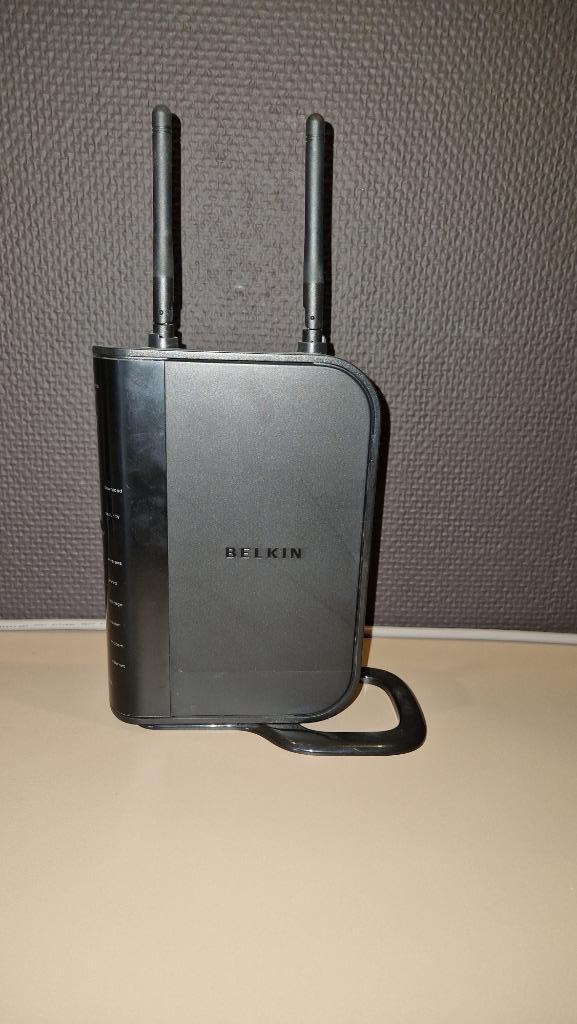 Routeur sans fil BELKIN N+, stockage, réseau GIGABIT, Enlèvement ou Envoi, Utilisé, Routeur, Belkin