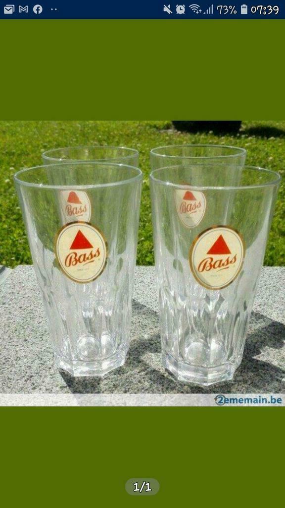 Divers verres à bière 1€/pce, Bass, Hoegarden, Ciney, Collections, Verres & Petits Verres, Enlèvement ou Envoi, Comme neuf