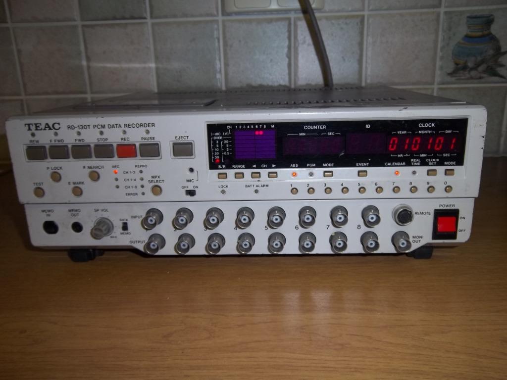 8-kanaals Teac DAT Recorder type RD-130T  met defect, TV, Hi-fi & Vidéo, Enregistreurs audio, Enlèvement