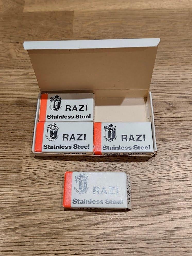 Dubbelzijdige RAZI scheermesjes, Ophalen of Verzenden