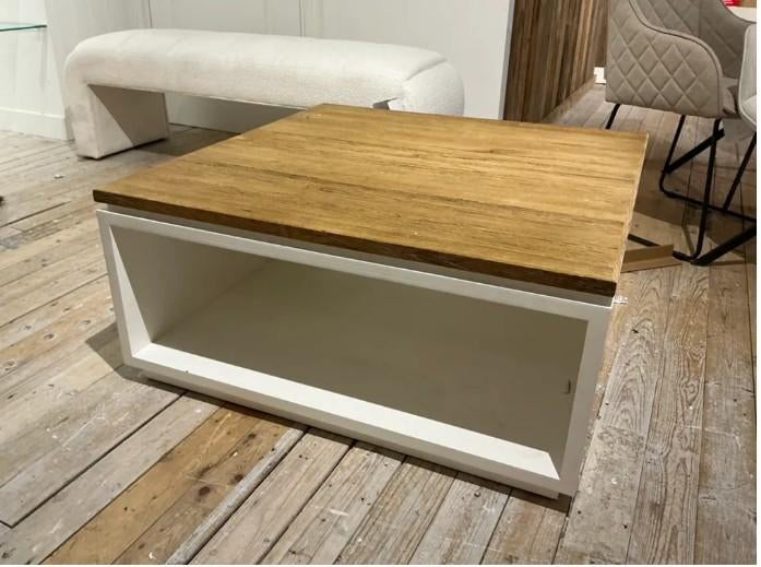 Frisse salontafel Rivièra maison, Ophalen, 50 tot 75 cm, Vierkant, 100 tot 150 cm