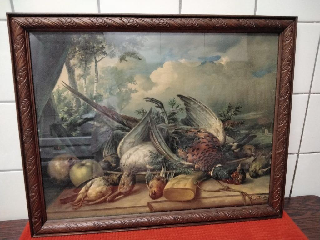 TABLEAU SIGNE G. FALCHETTI, Maison & Meubles, Accessoires pour la Maison | Cadres, Enlèvement, Utilisé, Bois