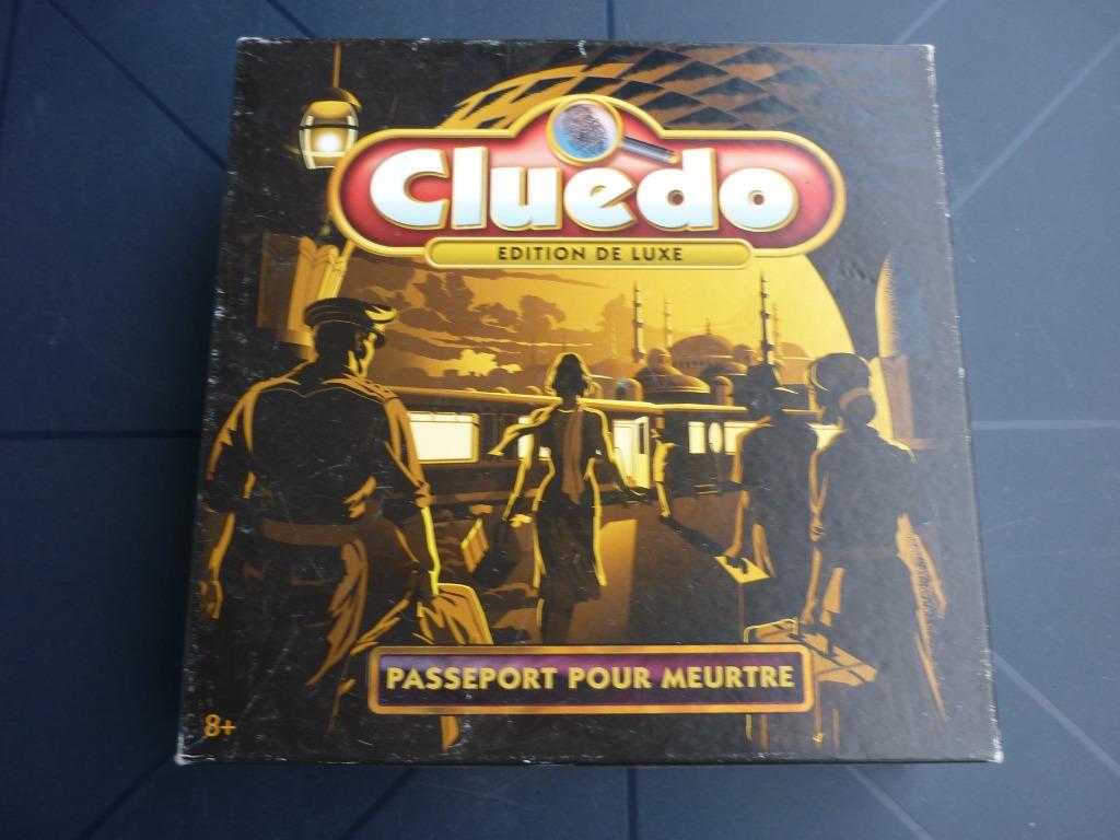 Jeu de société - Cluedo Passeport pour le meurtre Ed de Luxe, 1 ou 2 joueurs, Enlèvement ou Envoi, Utilisé, Parker