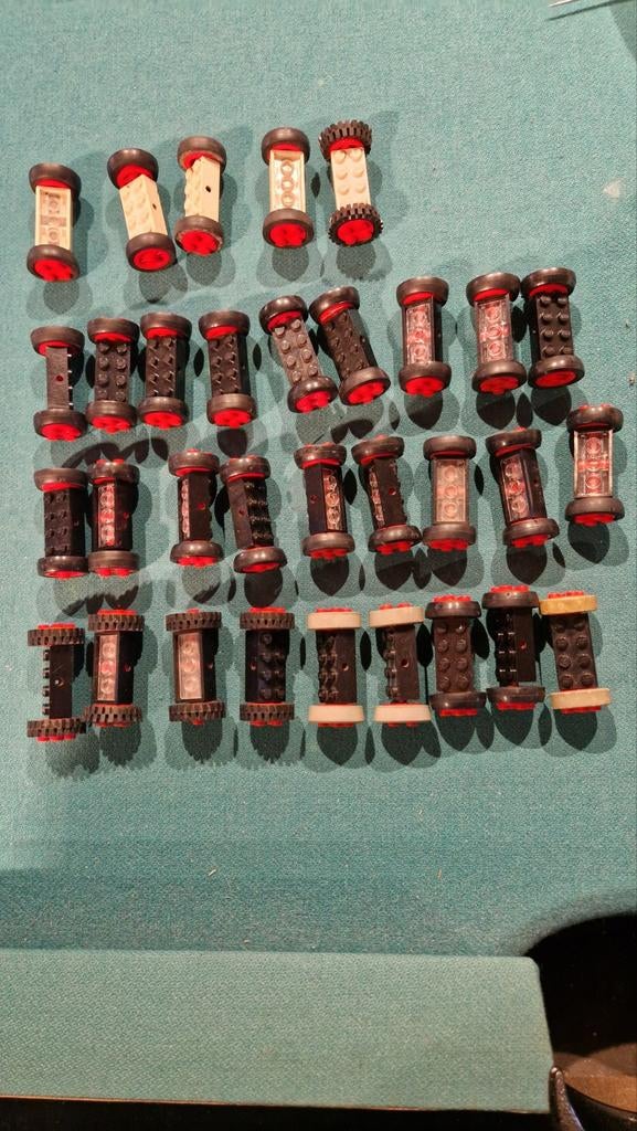 vintage onderstel gemonteerd op 7049, Ophalen of Verzenden, Gebruikt, Lego