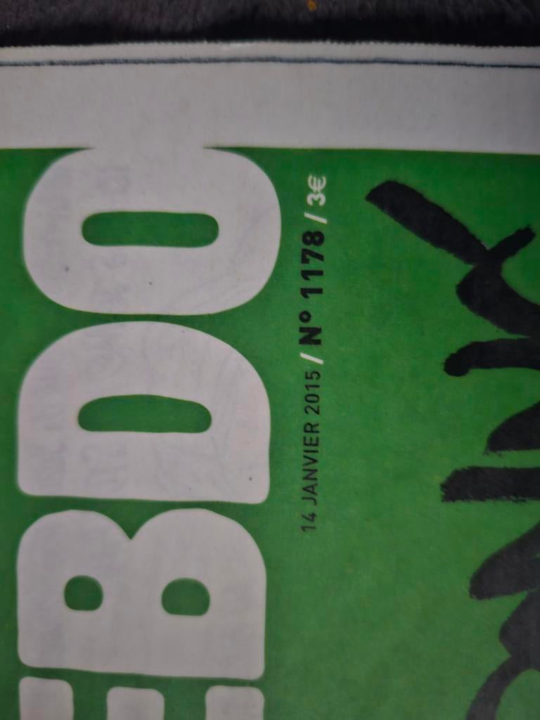 Charlie hebdo  n 1178, Ophalen of Verzenden, Nieuw