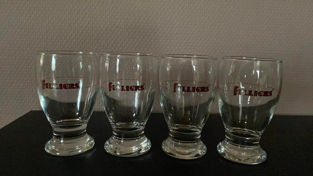 4 Filliers glaasjes aan 1,65€ stuks, Verzamelen, Ophalen, Nieuw