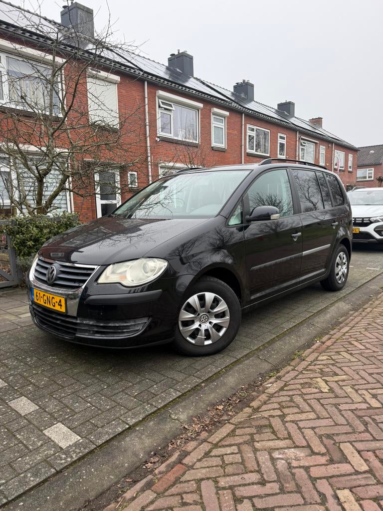 Volkswagen Touran 1.4 TSI, Auto's, Voorwielaandrijving, Zwart, Particulier, Euro 4