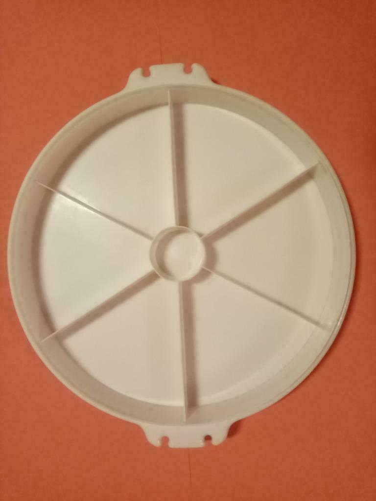 Vintage Tupperware Party Susan / boîte pour apéro style 70s!, Maison & Meubles, Cuisine| Tupperware, Utilisé, Récipient ou Bol
