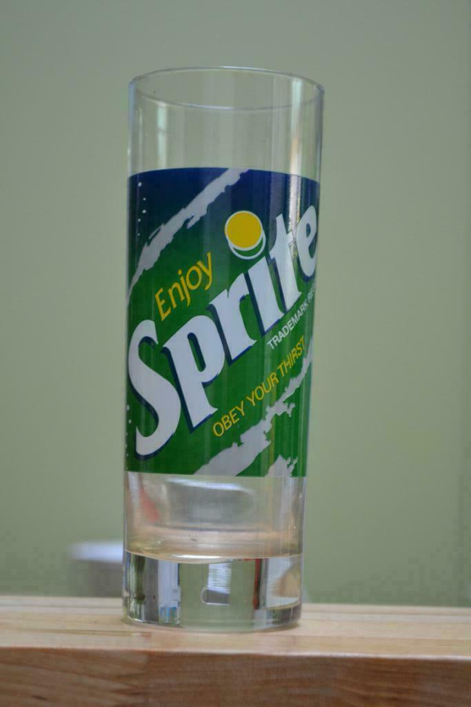 verre Sprite, Collections, Enlèvement, Comme neuf, Verre à soda