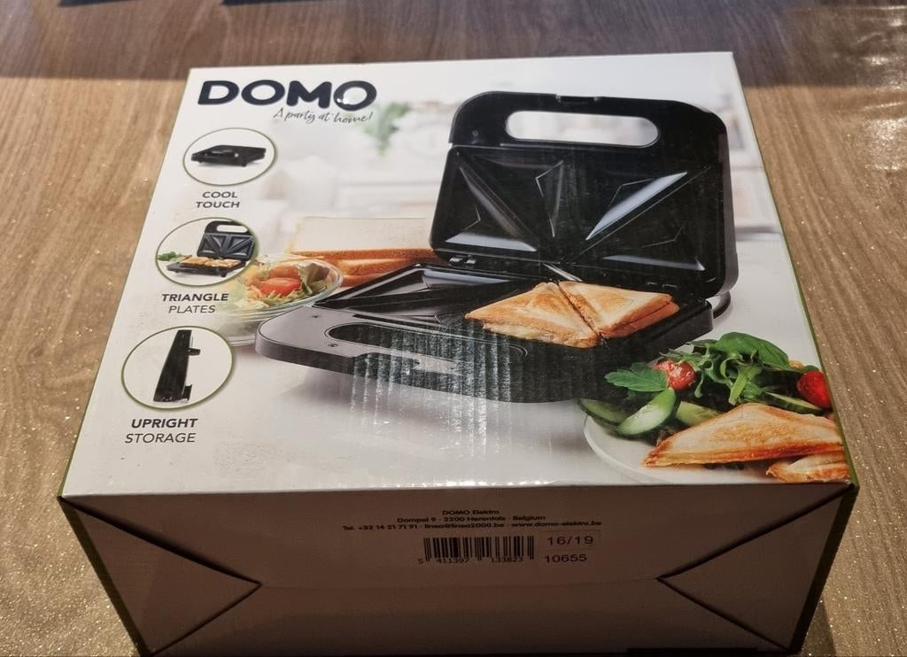 Appareil à croque monsieur Domo neuf, Enlèvement, Neuf