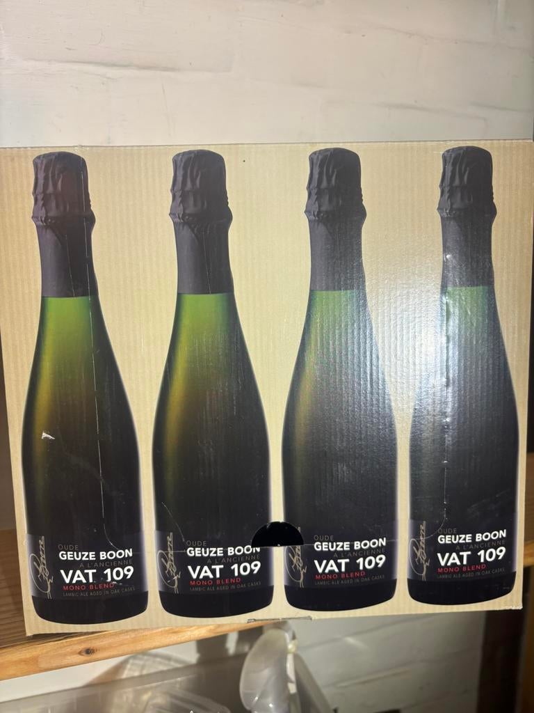 Geuze VAT 109 - 12 bouteilles, Enlèvement, Comme neuf