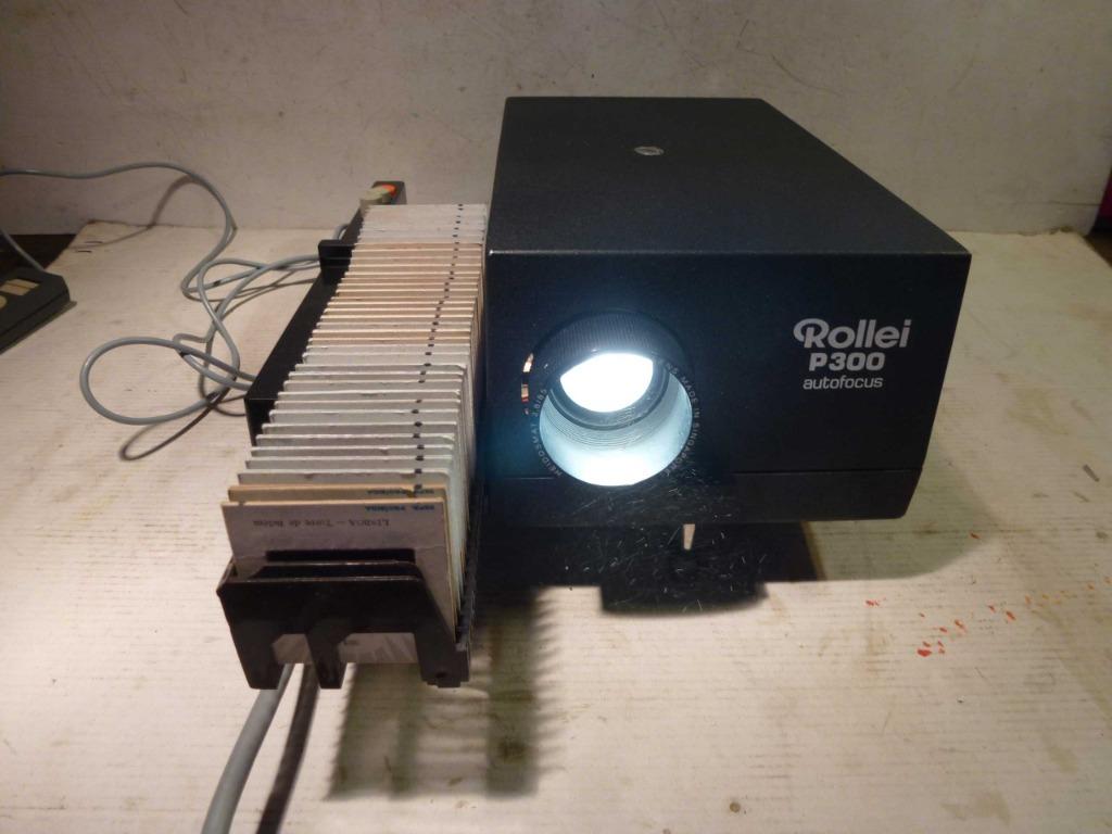projecteur dias ROLLEI  type P 300 - ouvert & inspecté, TV, Hi-fi & Vidéo, Enlèvement ou Envoi, Reconditionné