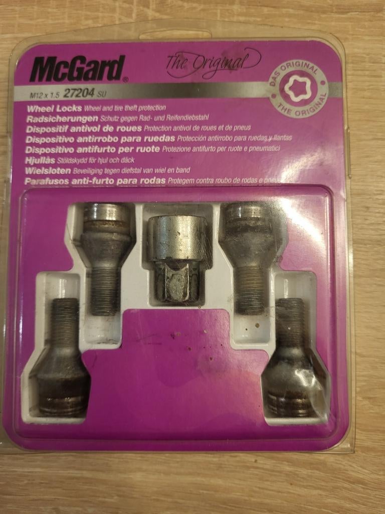 Boulons antivol Smart Fortwo 453 McGard 27204SU, Autos : Pièces & Accessoires, Enlèvement ou Envoi, Smart
