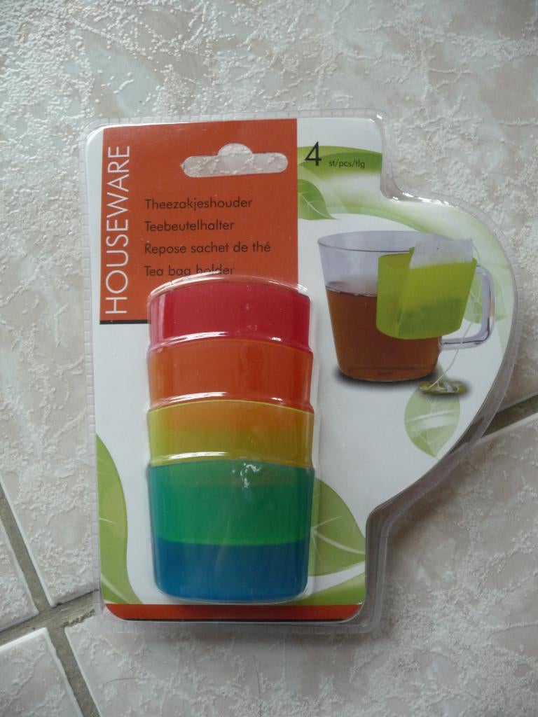 Theezakjeshouder Nieuw, Hobby en Vrije tijd, Theezakjes, Ophalen of Verzenden, Theezakje(s)