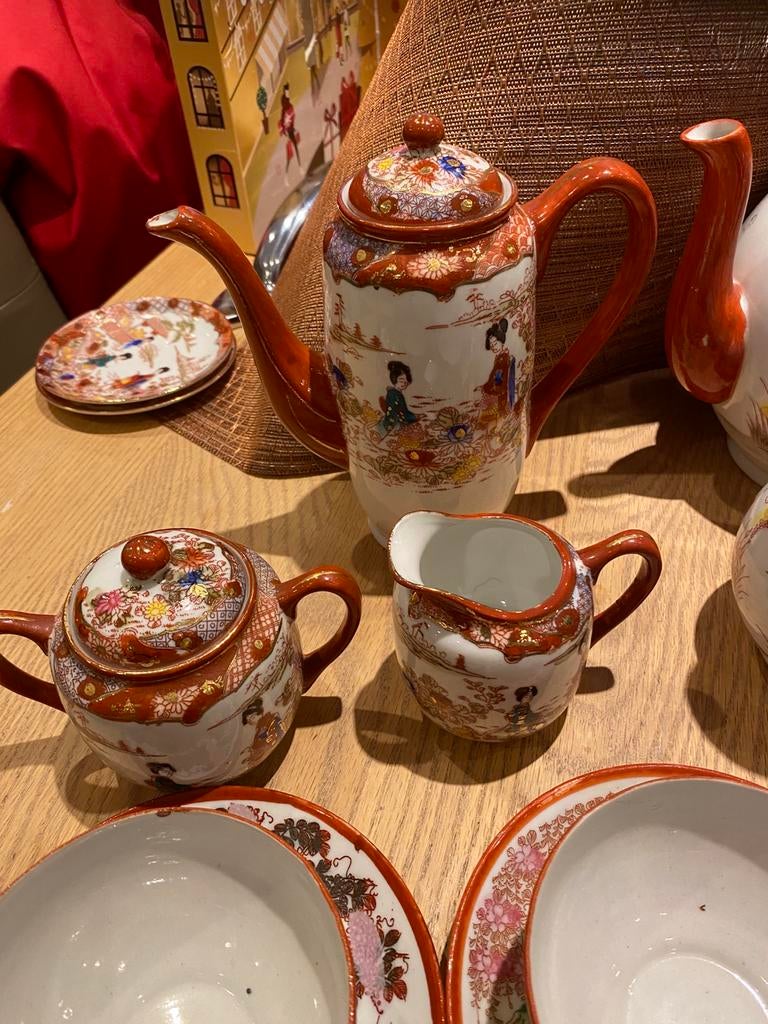 Chinees koffie en thee servies, Ophalen of Verzenden