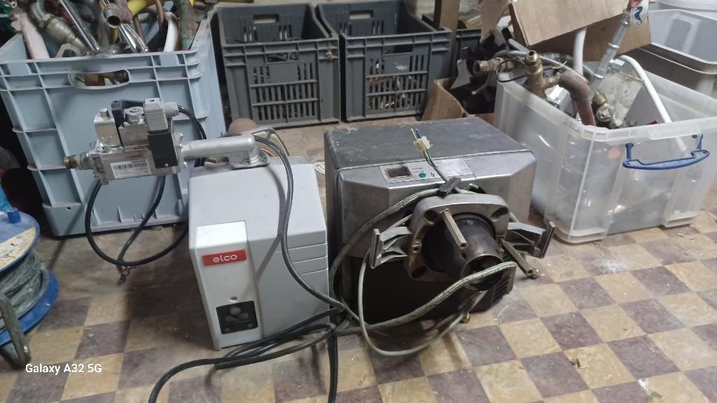 Brûleur mazout, gaz pulsé, Enlèvement, Utilisé, Autres types