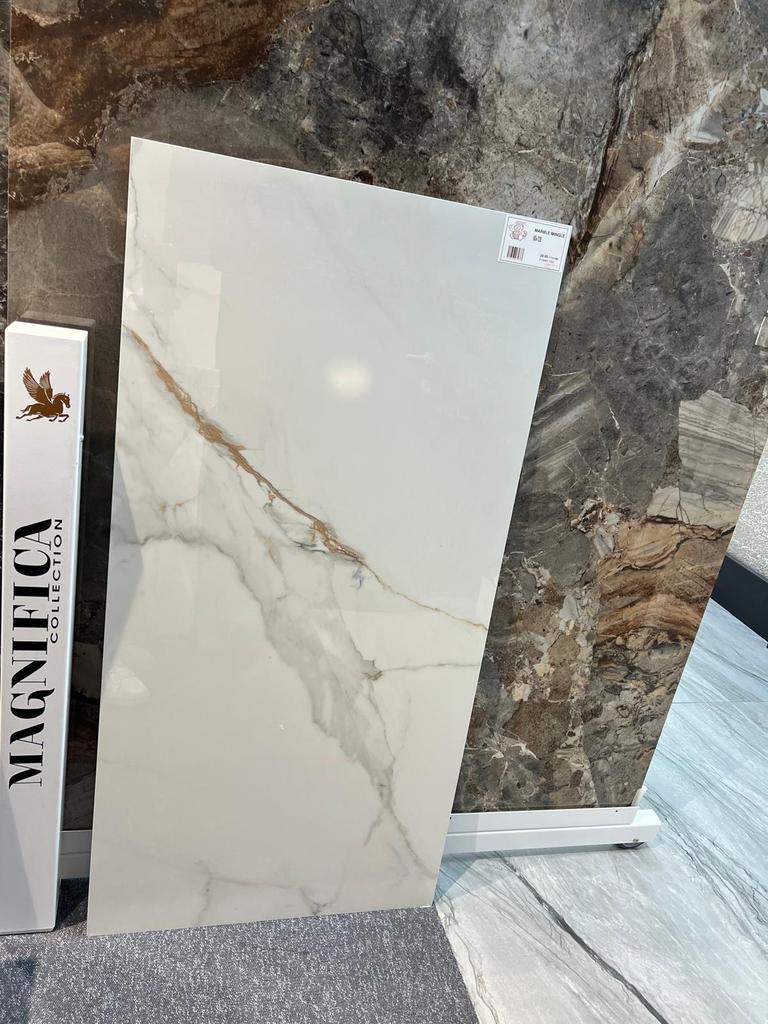 🚨Carrelage 60x120 marbré GOLD POLI rectifié 1er choix❗️ ️, Neuf