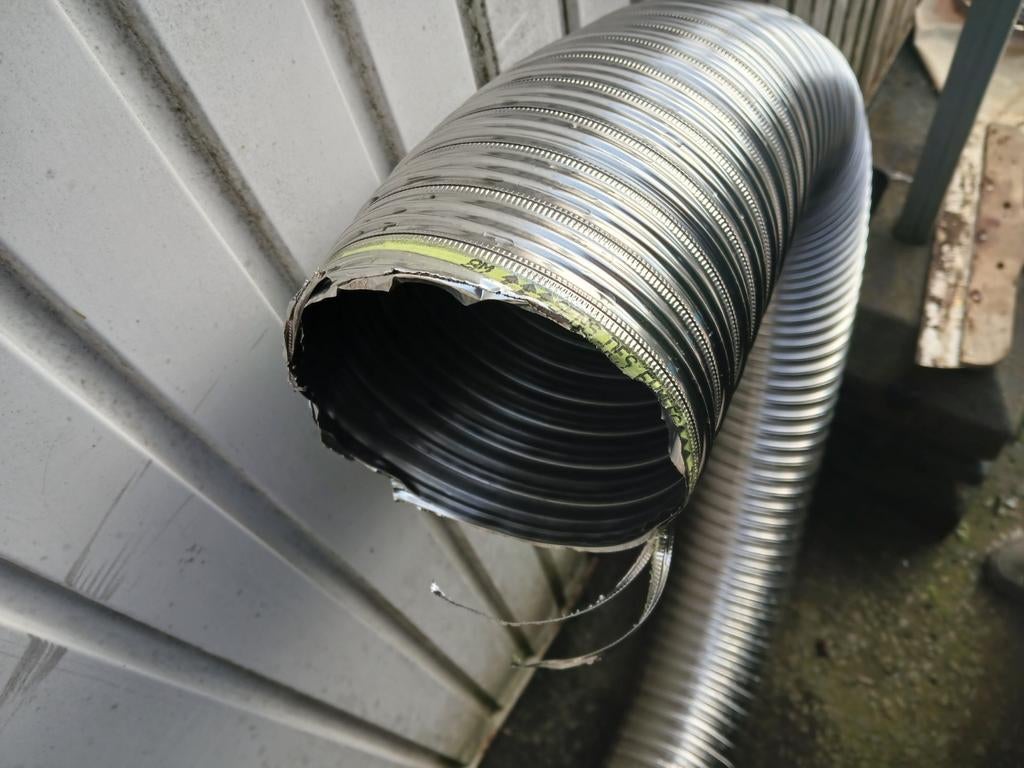 Boîte de réception flexible, tube à double isolation de 2 m, Enlèvement, Comme neuf, Inox