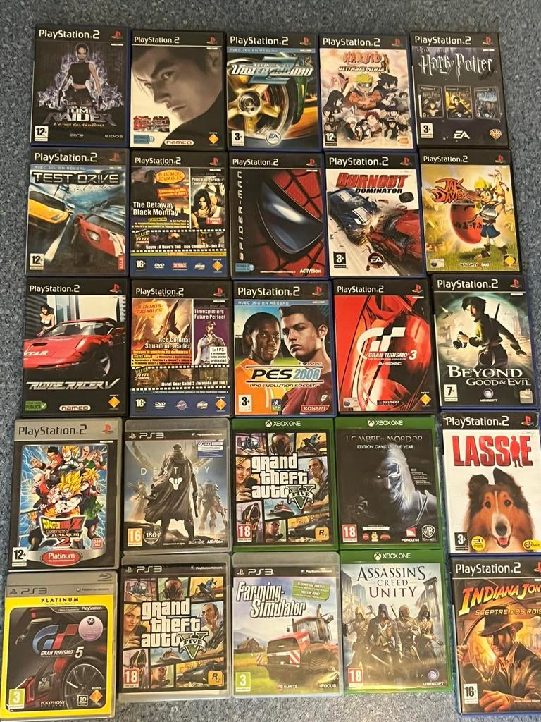 Jeux ps2/3 et xbox one, Enlèvement ou Envoi, Comme neuf