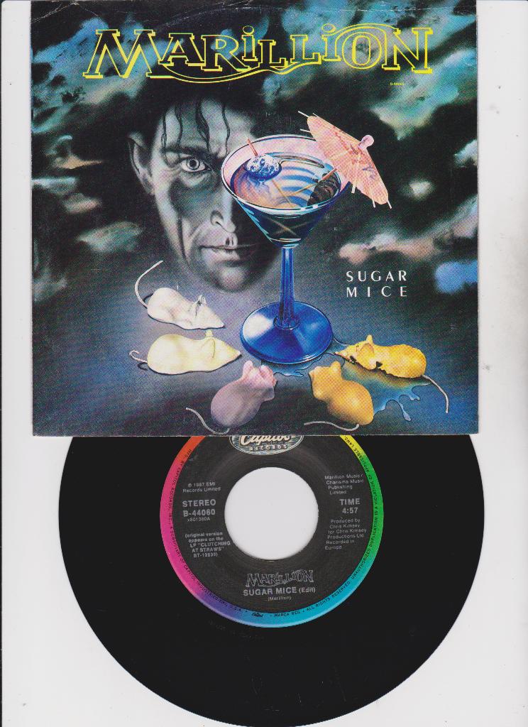 Marillion – Sugar Mice (Edit)  1987  nMINT, Cd's en Dvd's, Vinyl Singles, Zo goed als nieuw, Single, Rock en Metal, 7 inch, Ophalen of Verzenden