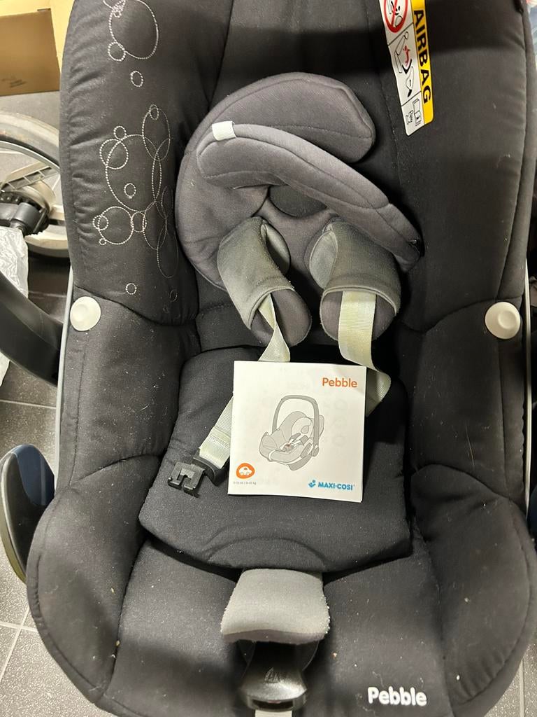 Maxi Cosi Pebble met verkleinkussen en Isofix, Ophalen, Gebruikt, Maxi-Cosi, Isofix