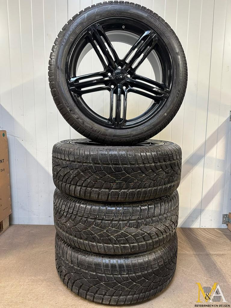 20 inch originele Audi Q5 SQ5 velgen + winterbanden, Gebruikt, 255 mm, Banden en Velgen, Terreinwagen